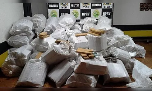 PRE apreende mais de 2 t de maconha em Pitanga