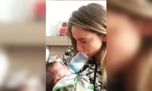 Com dificuldade para amamentar, Fernanda Gentil faz desabafo