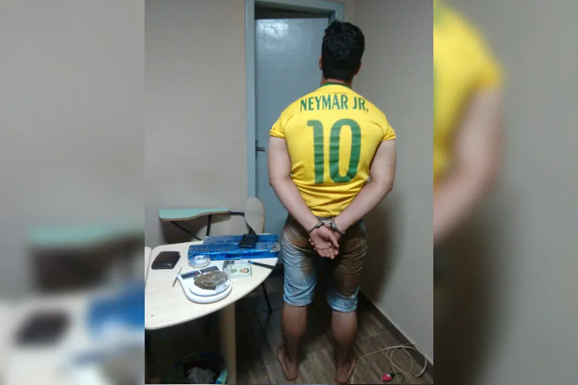  Renan foi preso na madrugada de domingo após assalto a posto de combustível na noite anterior (Foto/Divulgação) 