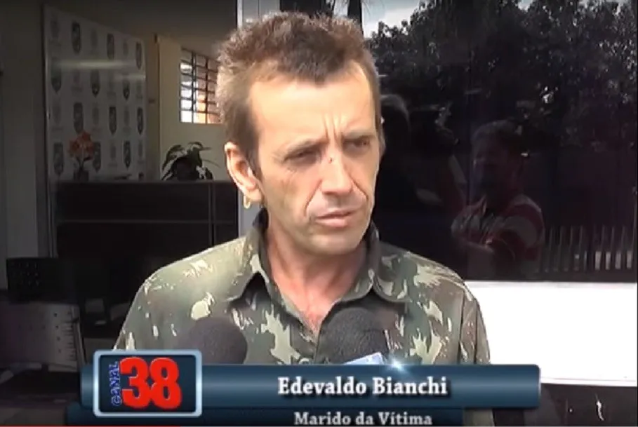Edvaldo Bianchi, de 45 anos, está no minipresídio à disposição da Justiça - Imagem: RTV Canal 38/Reprodução