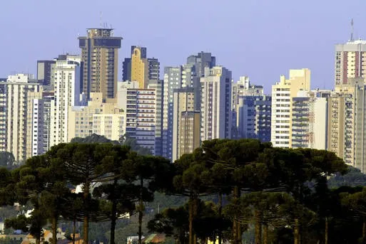 Governo certifica empresas por registro de emissões de gases de efeito estufa. Curitiba, vista parcial.Foto: ANPr