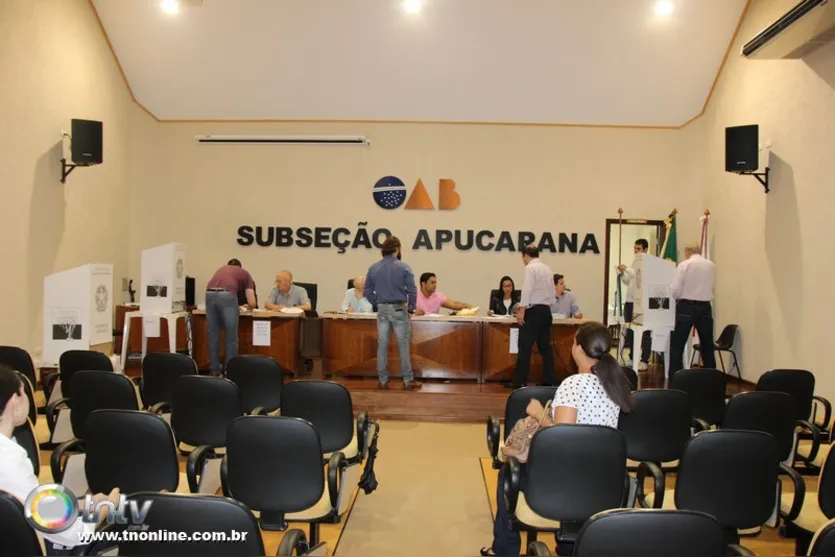  Apucarana: OAB realiza hoje eleição de sua nova diretoria - Foto: Jose Luiz Mendess 