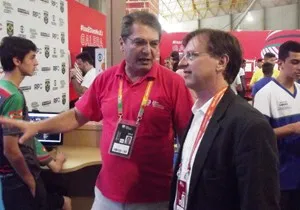 Alexandre Kireeff foi conhecer o centro de convivência e elogiou a estrutura montada pelo Comitê Olímpico do Brasil