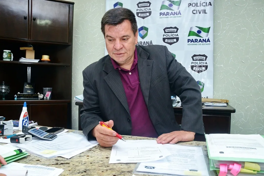Delegado José Aparecido Jacovós, chefe da 17ª SDP de Apucarana:  