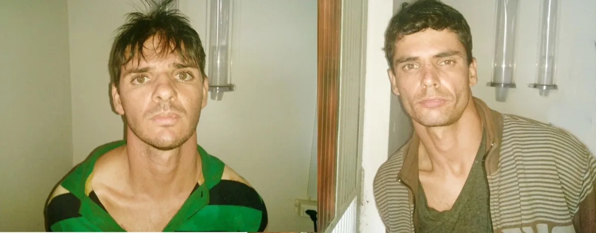 Os detidos Jhonis Zózimo Lariano, 29 anos e Thiago Roberto Cardoso, 25 anos foram encaminhados a Delegacia de Polícia de São João do Ivaí  (Foto/Divulgação)