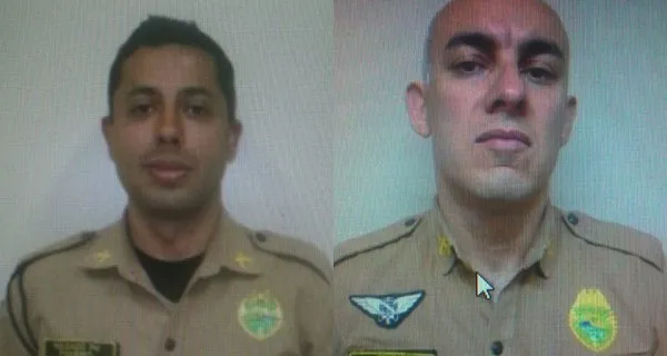 Soldado Pinheiro e Soldado Camargo (Foto: Reprodução)