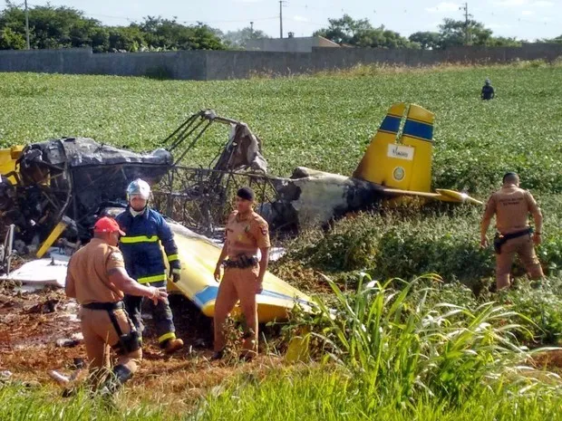 Seis pessoas morreram em acidente envolvendo avião e Kombi - (Foto: Sandoval Peron/Arquivo pessoal)