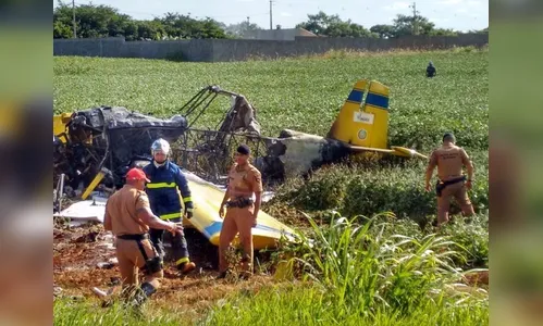 Sobrevivente de acidente entre avião e Kombi tem alta