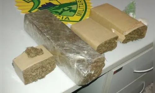 Adolescente é flagrado com 2 kg de maconha em ônibus