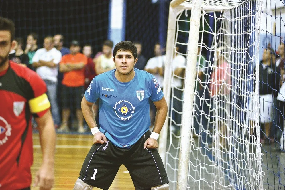 O goleiro Abídio permanece no futsal apucaranense (Foto: Sérgio Rodrigo)