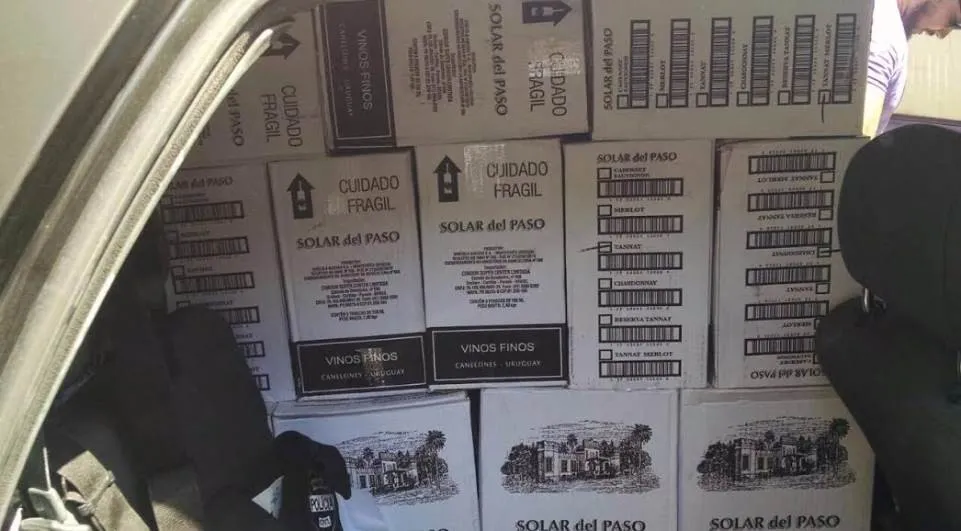 Caixas estavam armazenadas na garagem da casa da suspeita (Foto: Divulgação/Polícia Civil)