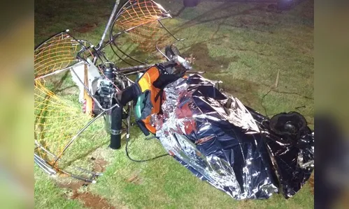 ​Uma pessoa morre e outra fica ferida em queda de paramotor
