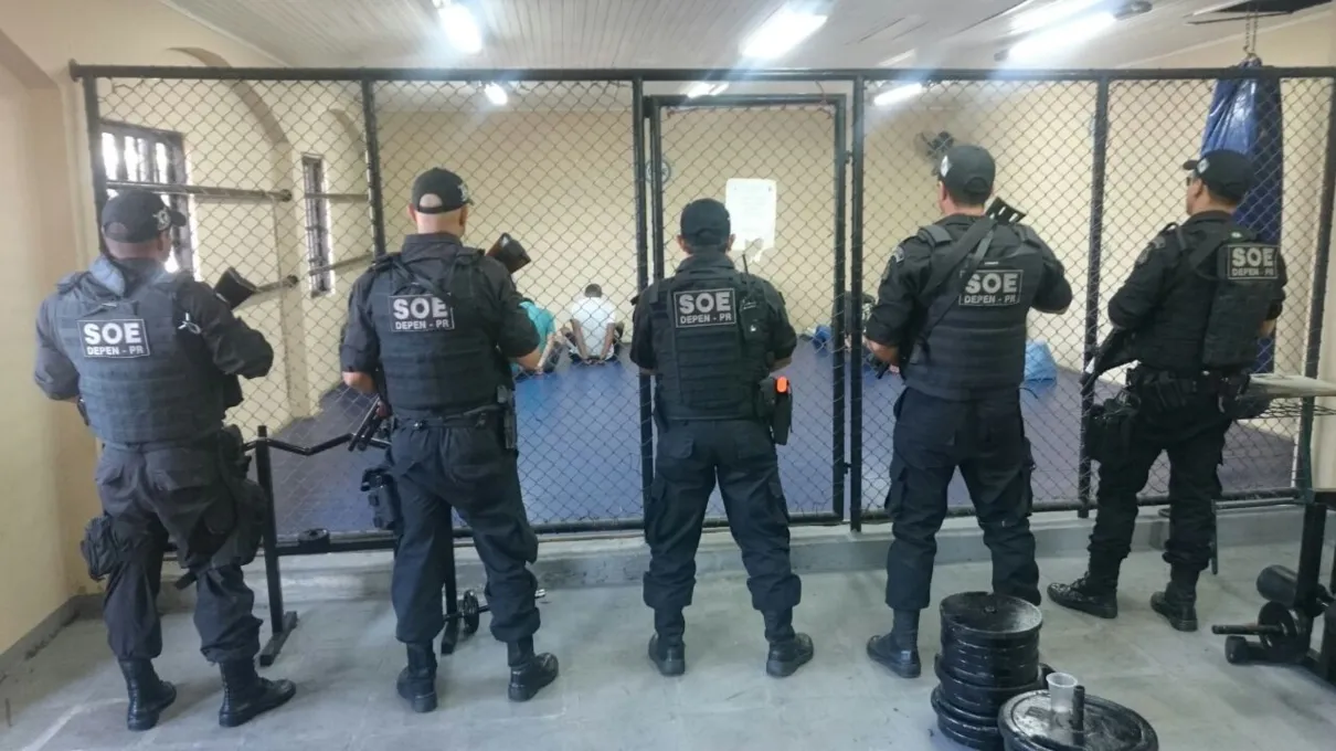 Operação GPS resultou na prisão de 34 pessoas monitoradas com tornozeleiras no Paraná - Foto: Divulgação/Sesp
