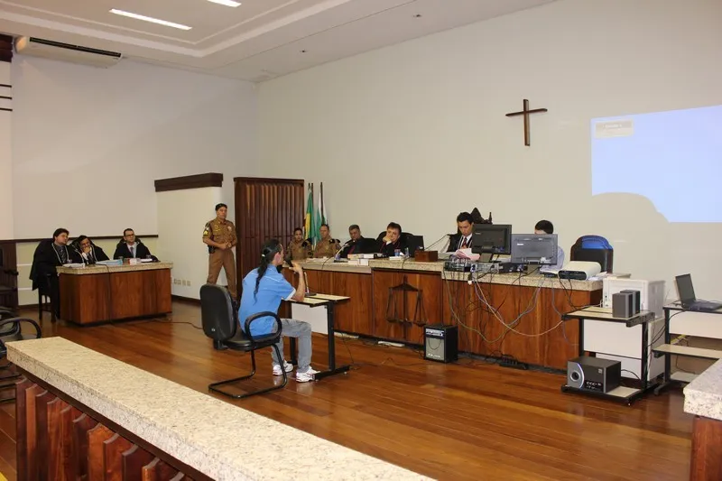Mais um júri popular é realizado nesta terça-feira (19) no plenário do Fórum Desembargador Clotário de Macedo Portugal, na Comarca de Apucarana - Foto: José Luiz Mendes