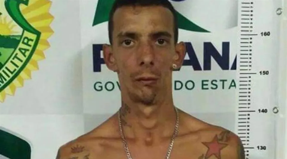Edmar Colpini, 28 anos, foi preso após ser identificado como um dos autores do assalto - Foto: Divulgação/Polícia