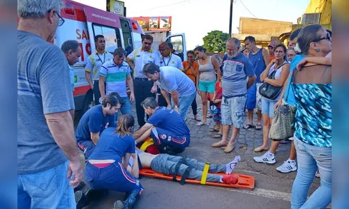 Estudante é atropelado na Avenida Minas Gerais