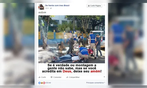 Montagem de Inês Brasil como 