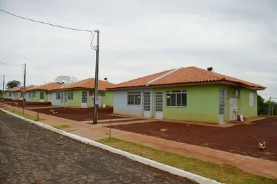 Entrega de 23 casas para famílias do distrito de Santo Antônio do Palmital no município de Rio Bom. Foto: Olga Leiria / Cohapar