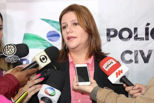 Delegada Daniela Andrade: "ainda não há provas materiais formalizadas na investigação" -  (Foto: Divulgação/Polícia Civil do Paraná)