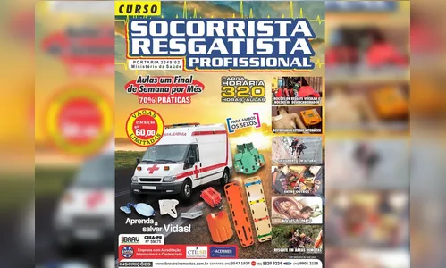 SOS Vias promove curso de Socorrista e Resgatista Profissional