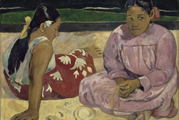 "Femmens de Tahiti"; quadro do francês Paul Gauguin estará no quarto módulo da mostra (Foto: Divulgação/RMN-Grand Palais (Musée d'Orsay)/Hervé Lewandowski)