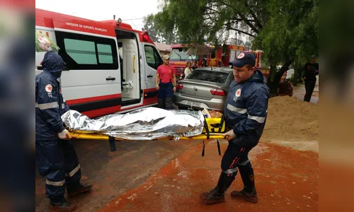 Bombeiros resgatam pedreiro soterrado em poço