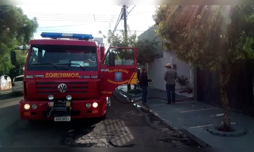 Loja de Arapongas pega fogo na manhã dessa terça-feira (07)