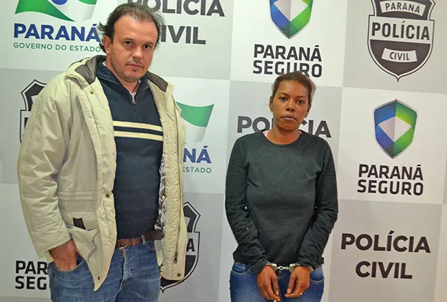 O delegado autuou a mulher por tráfico de drogas e a encaminhou ao setor de carceragem - Foto: Paraná Centro