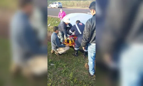 
							Capotamento deixa mulher ferida na BR-369, em Arapongas
						
						