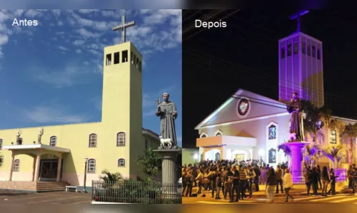 Centenas de fiéis acompanham missa de reinauguração da Par. São Francisco de Assis