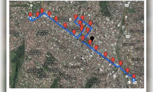 Secretaria de Esporte divulga percurso completo da Tocha Olímpica em Arapongas