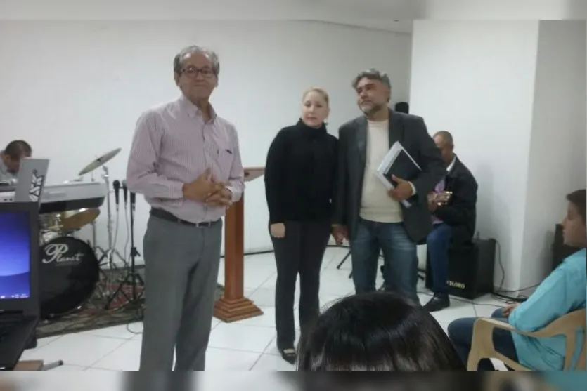  Pastores durante o evento religioso - Foto: Divulgação/TNONLINE 