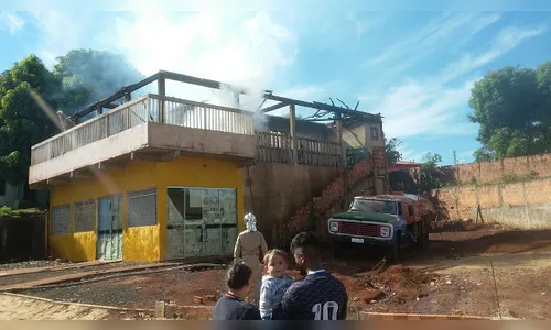 Incêndio mobiliza Corpo de Bombeiros em Marilândia do Sul