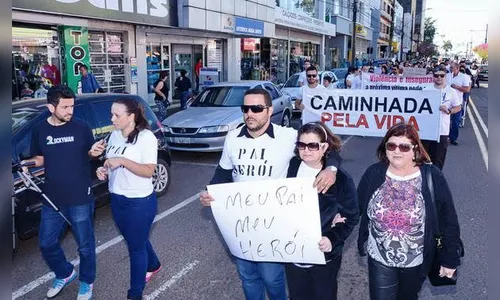 Arapongas sai às ruas contra a violência