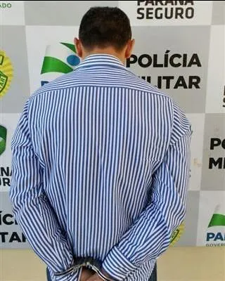 Suspeito foi preso e encaminhado a delegacia da cidade. Foto: Polícia Civil/Diário dos Campos