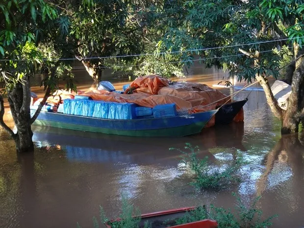 Bandidos usavam rios do Paraná para escoamento das cargas contrabandeadas Foto - Divulgação/PF)