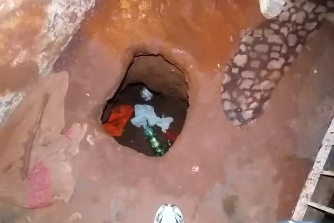 Conforme investigadores, no mesmo local outro túnel já teria sido usado em outras fugas - Foto - TNONLINE