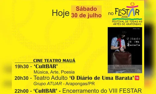 Hoje tem encerramento do Festar em Arapongas