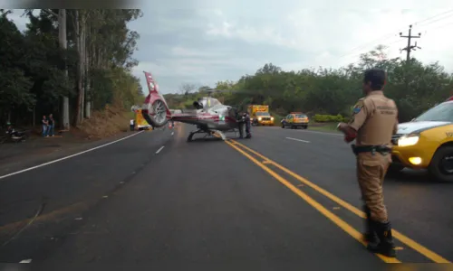 
							Acidente na PR-444 deixa pelo menos seis pessoas feridas; uma em estado grave 
						
						