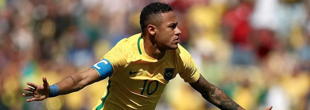 Aos 14 segundos do jogo, Neymar marca gol mais rápido do torneio. Foto: Divulgação