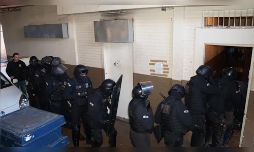 SOE localiza buracos na Cadeia de Ivaiporã durante operação