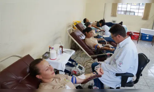 
							Alunos soldados da 6ª CIPM doam sangue para Hemepar de Apucarana
						
						