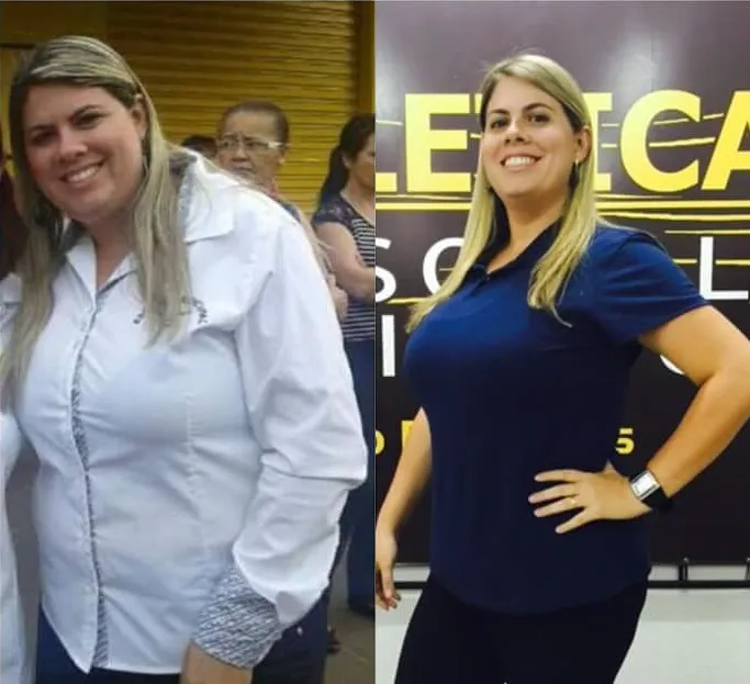 Professora de educação física, Denise Aparecida de Lima, perdeu 23 quilos e seis meses. Foto: Arquivo pessoal