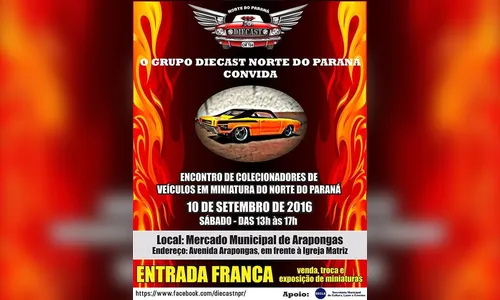 Arapongas recebe Encontro de Colecionadores de Veículos em Miniatura