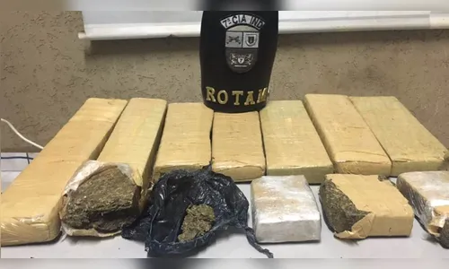 Rapaz é preso com 7,4 kg de maconha em Arapongas