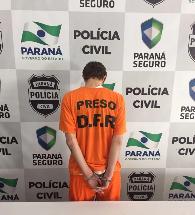 Wellington Vinicius Paris, 29 anos, foi preso em sua casa em Curitiba. Foto: Polícia Civil