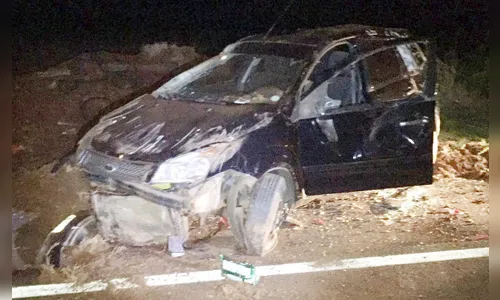 Motorista morre após capotar carro na PR-457 em São Pedro do Ivaí