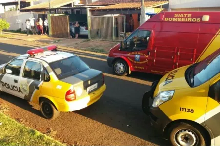 Familiares chamaram os bombeiros e Samu, no entanto, não foi possível reanimar o jovem. Foto: Eliandro Piva/WhatsApp