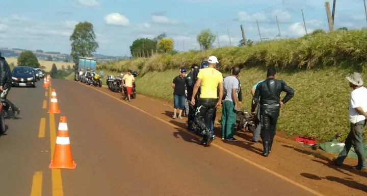 Colisão entre duas motos, em Faxinal, provocou duas mortes  Foto: Blog do Berimbau