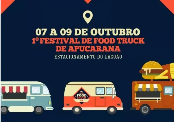 Evento vai contar com os melhores food trucks de todo o Paraná. Foto: Divulgação